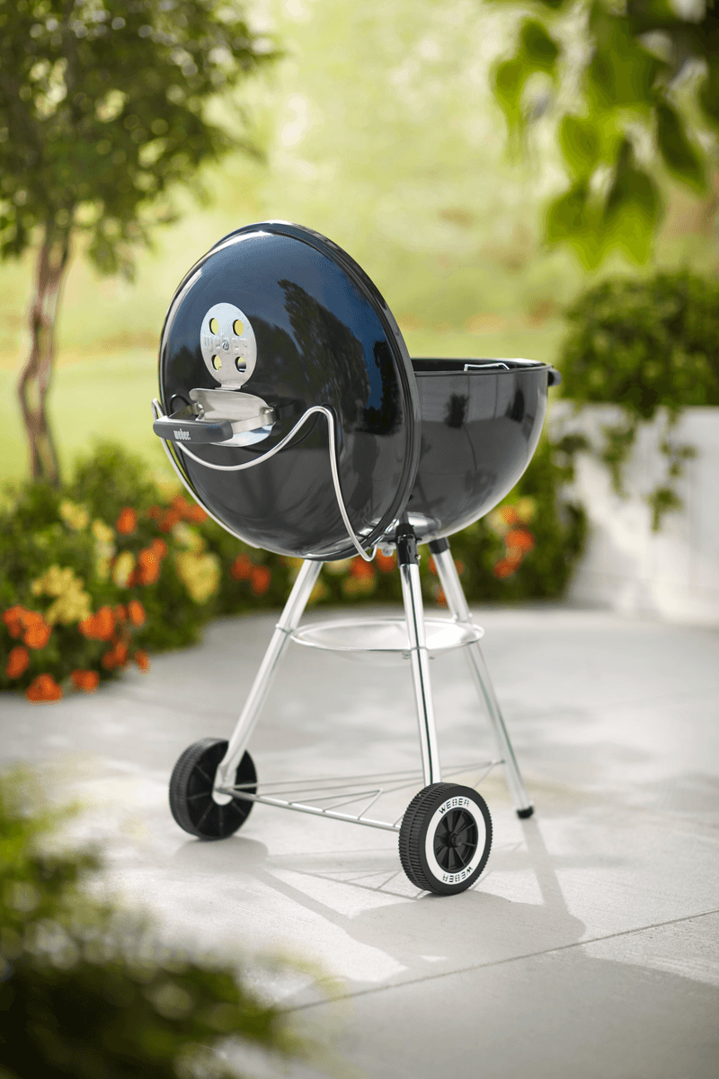 Weber Deckelhalter Slide-A-side- Edelstahl für Holzkohlegrills mit 47 cm und 57 cm