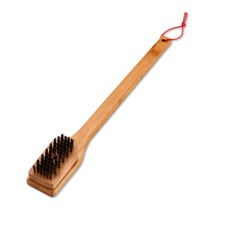 Weber Grillbürste mit Bambusholzgriff - 46 cm mit Edelstahlborsten