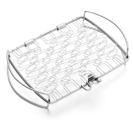 Weber Fisch- und Gemüsehalter - klein - Edelstahl